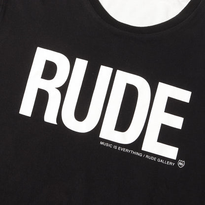 ×SUNDINISTA EXPERIENCE RUDEロゴ リバーシブル Tシャツ