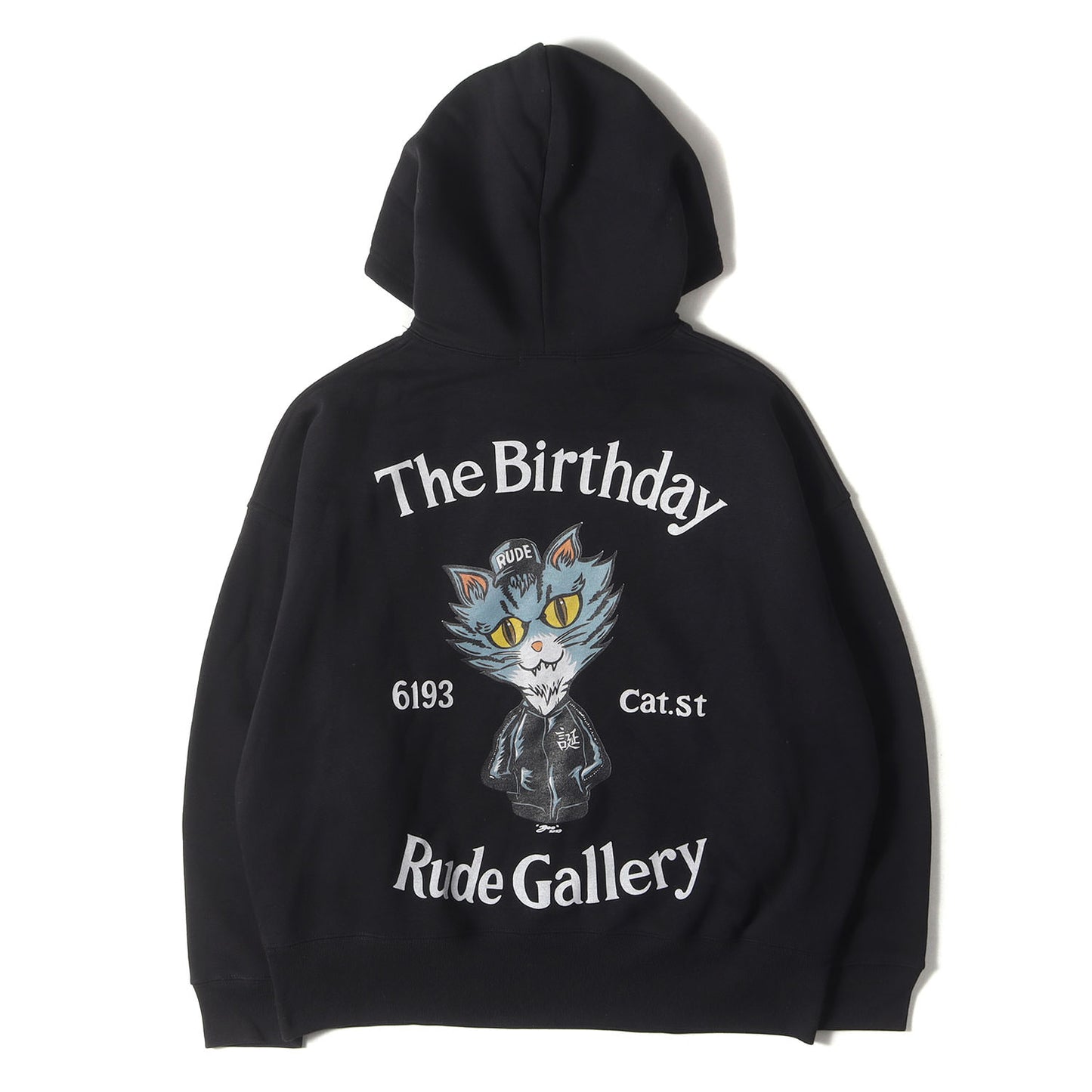 23AW ×The Birthday エキシビション開催記念 キャット スウェットパーカー(TONKATSU CAT HOODIE)