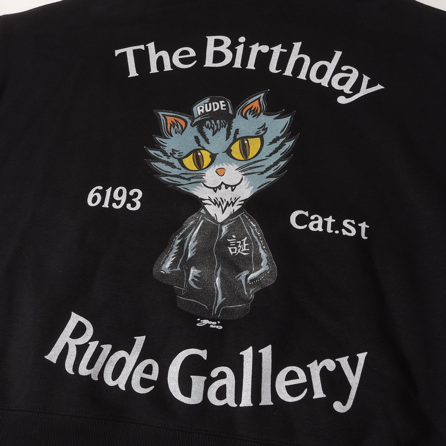 23AW ×The Birthday エキシビション開催記念 キャット スウェットパーカー(TONKATSU CAT HOODIE)