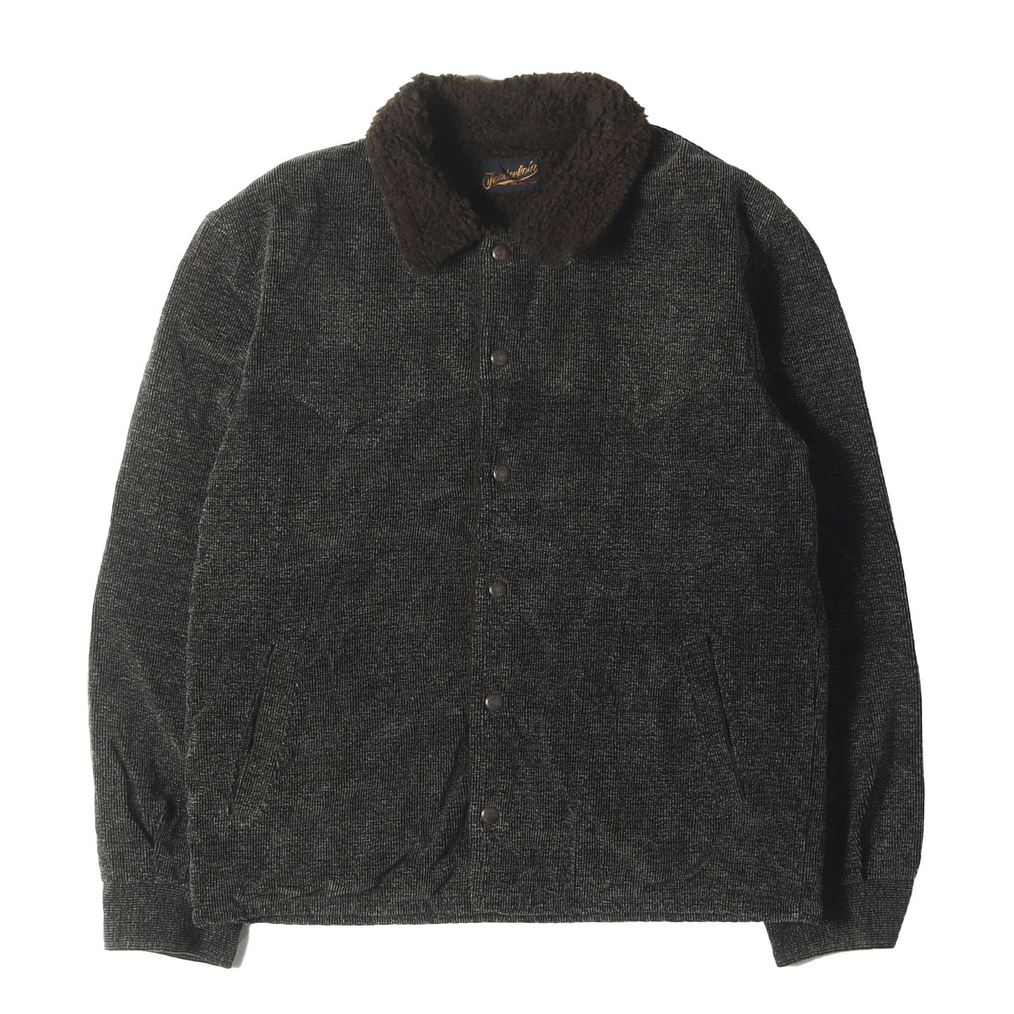 ごま塩 コーデュロイ サドル ボアジャケット(T-SADDLE JIMON JKT)