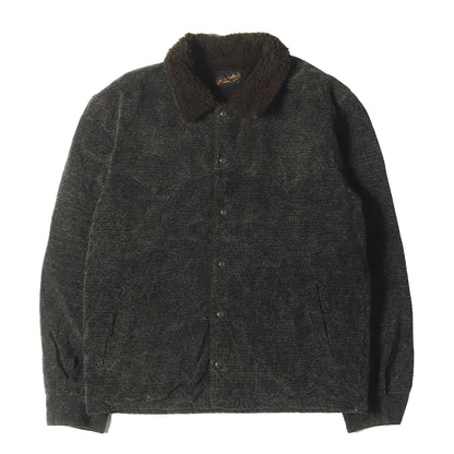 ごま塩 コーデュロイ サドル ボアジャケット(T-SADDLE JIMON JKT)