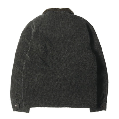 ごま塩 コーデュロイ サドル ボアジャケット(T-SADDLE JIMON JKT)