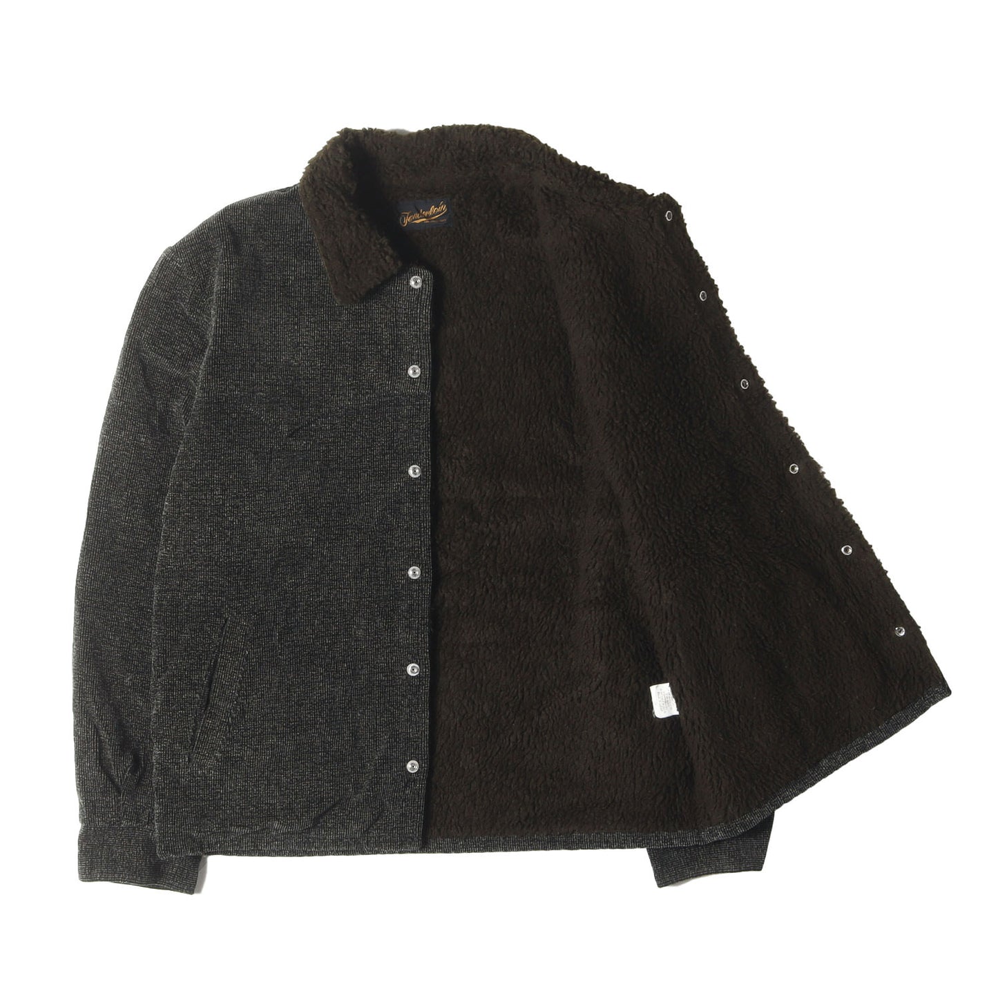 ごま塩 コーデュロイ サドル ボアジャケット(T-SADDLE JIMON JKT)
