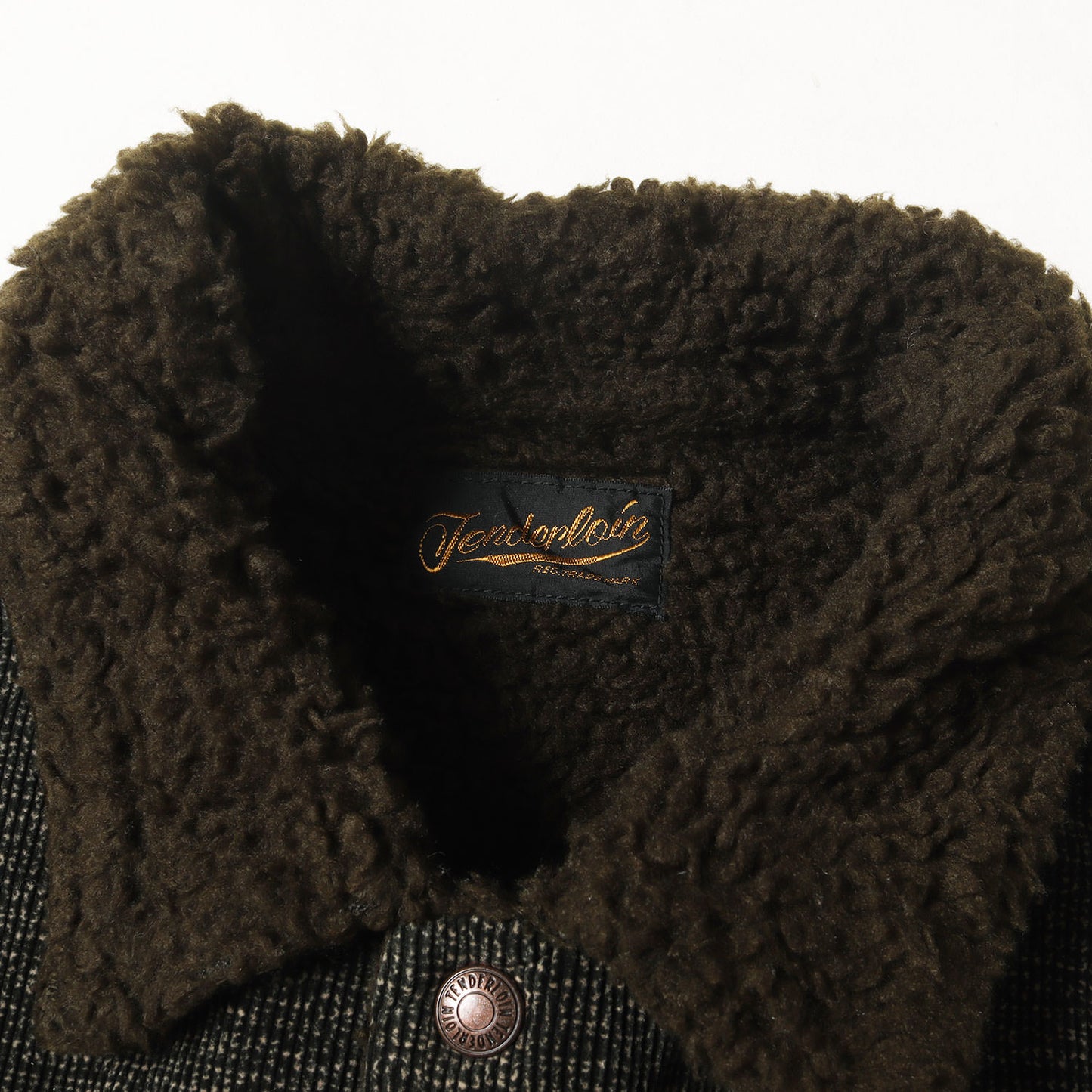 ごま塩 コーデュロイ サドル ボアジャケット(T-SADDLE JIMON JKT)