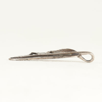 プレーン シルバー 小フェザー