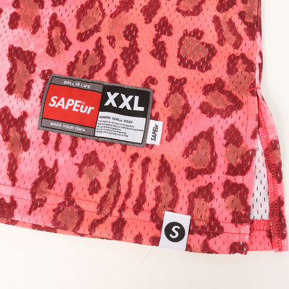 レオパード柄 メッシュジャージ タンクトップ