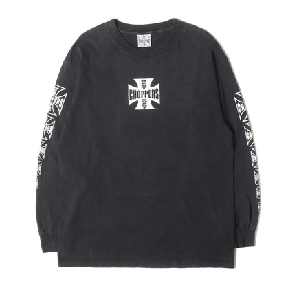 [希少 4面プリント] 00s アイアンクロス プリント ロングスリーブ Tシャツ