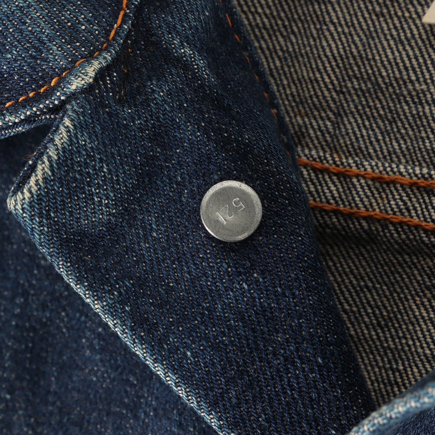 [濃紺 ケアタグ付き] 70s 70505-0217 Big E 4th デニムジャケット / ボタン裏刻印521 BigE赤タブ