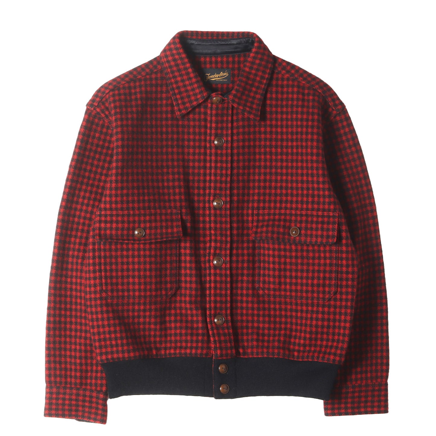 千鳥格子 メルトンウール ランバージャックジャケット(T-LUMBER JKT)