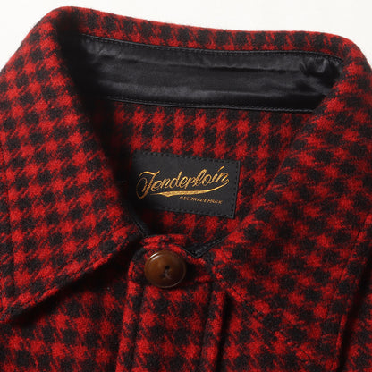 千鳥格子 メルトンウール ランバージャックジャケット(T-LUMBER JKT)
