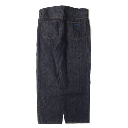 24SS クラシックロゴ刺繍 バギー リジッド デニムパンツ(Baggy Jean)