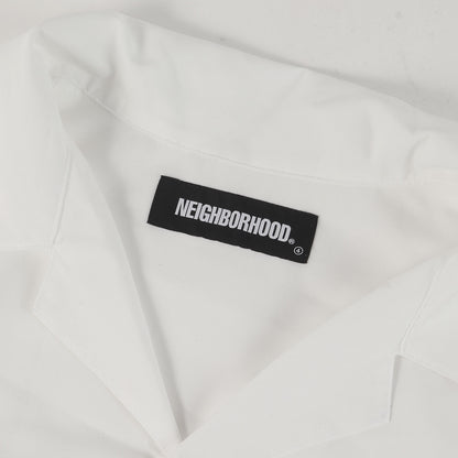 22SS ロゴ刺繍 オープンカラー 半袖シャツ(PIPING / E-SHIRT SS)