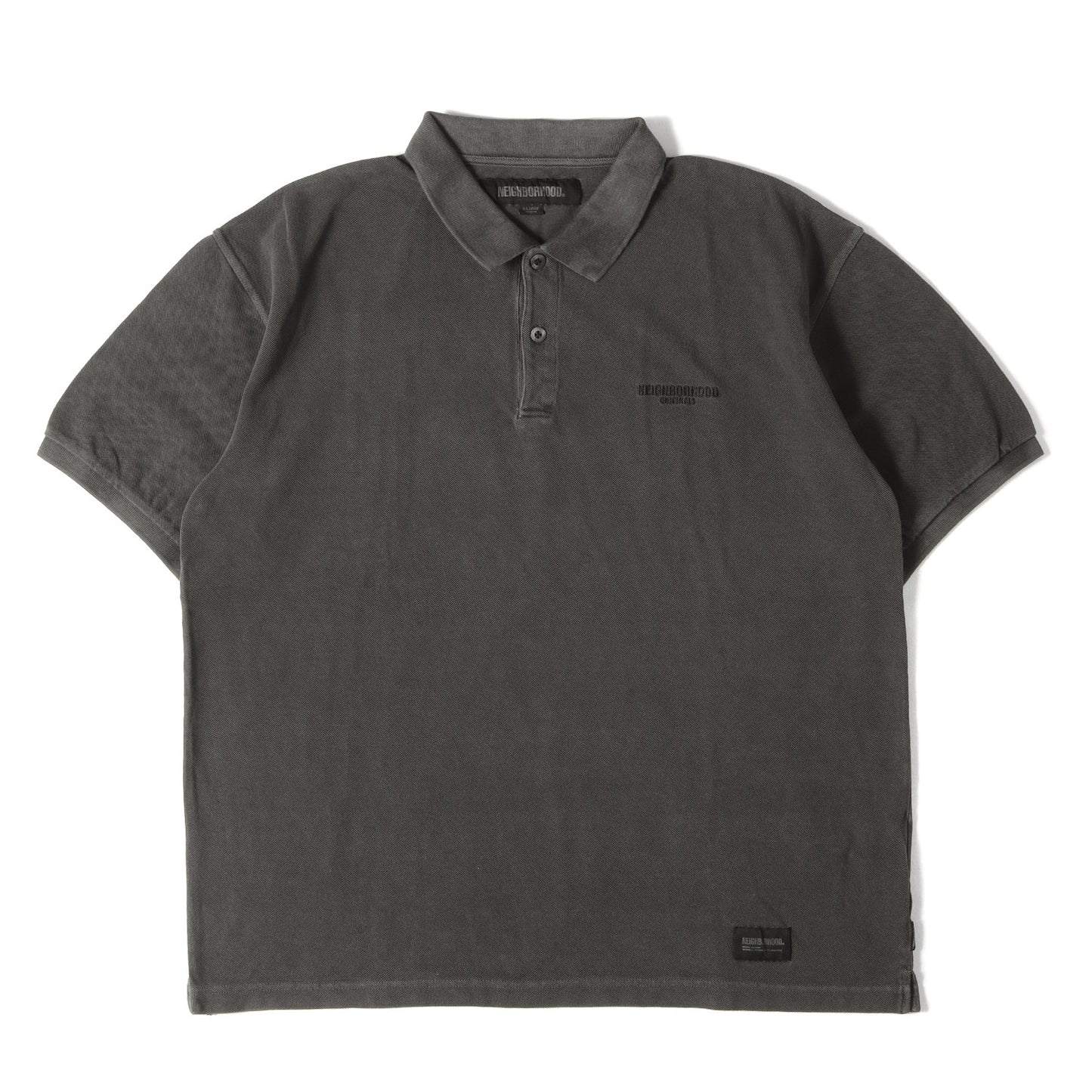 25SS ピグメントダイ加工 鹿の子 ポロシャツ(PIGMENT DYED POLO SS)