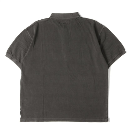 25SS ピグメントダイ加工 鹿の子 ポロシャツ(PIGMENT DYED POLO SS)