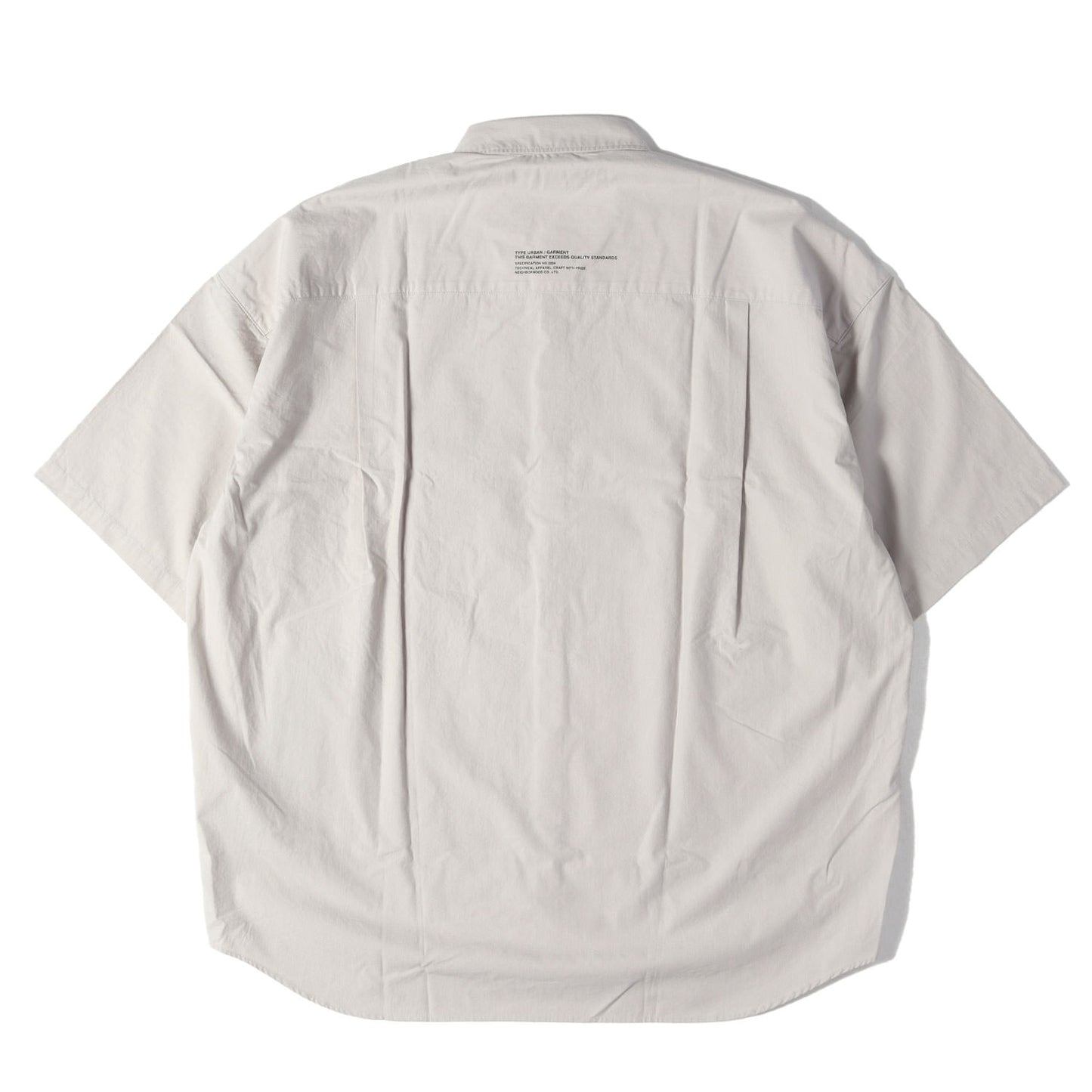 25SS タイプライター オーバーサイズ 半袖シャツ(OVER SHIRT SS)