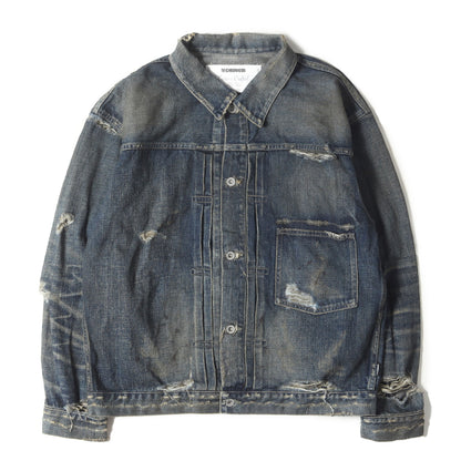 25AW ヴィンテージリペア加工 1stタイプ サベージ デニムジャケット(SAVAGE BT DENIM TYPE-1 JACKET)