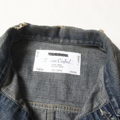 25AW ヴィンテージリペア加工 1stタイプ サベージ デニムジャケット(SAVAGE BT DENIM TYPE-1 JACKET)