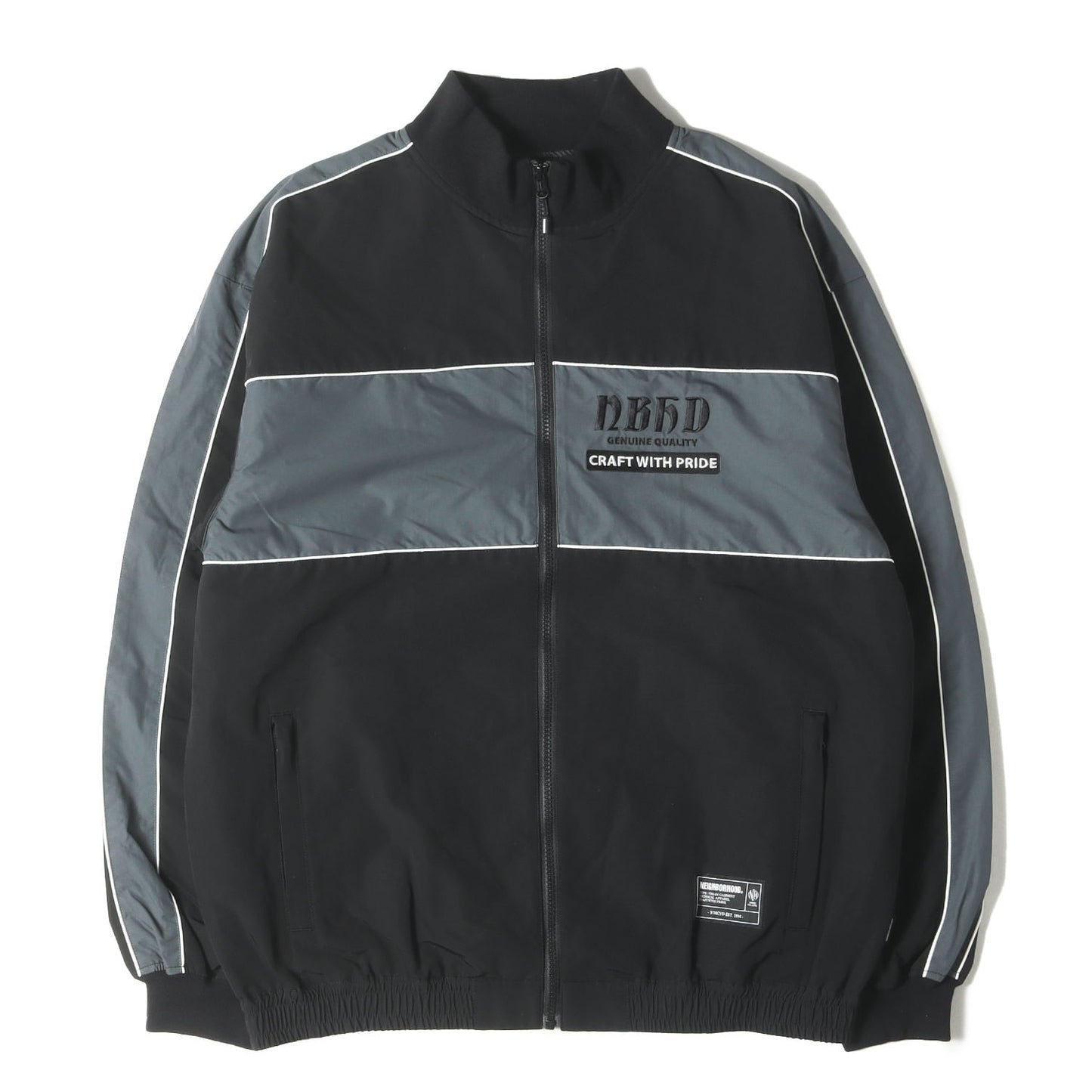 25AW ロゴ刺繍 トラックジャケット(BICOLOR TRACK JACKET)