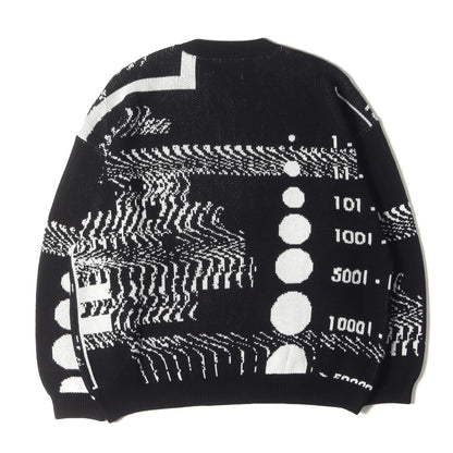23AW 全面グラフィック オーバーサイズ ニットセーター(COVID-19 KNIT SWEATER)