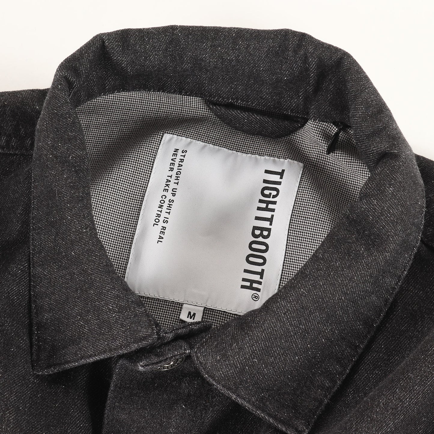 24AW ロゴプリント 3rdタイプ オーバーサイズ デニムジャケット(LABEL LOGO DENIM JACKET)