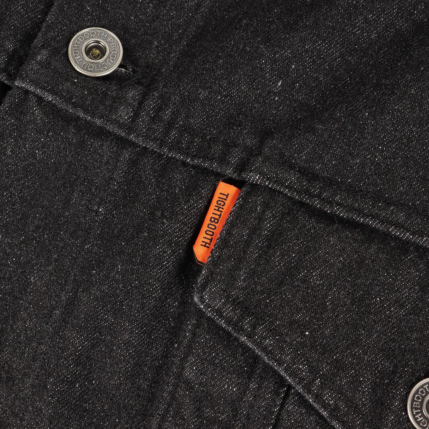 24AW ロゴプリント 3rdタイプ オーバーサイズ デニムジャケット(LABEL LOGO DENIM JACKET)