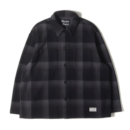 23AW オンブレチェック フリース シャツジャケット(FLEECE SHIRT)