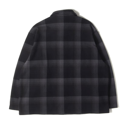 23AW オンブレチェック フリース シャツジャケット(FLEECE SHIRT)