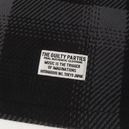 23AW オンブレチェック フリース シャツジャケット(FLEECE SHIRT)