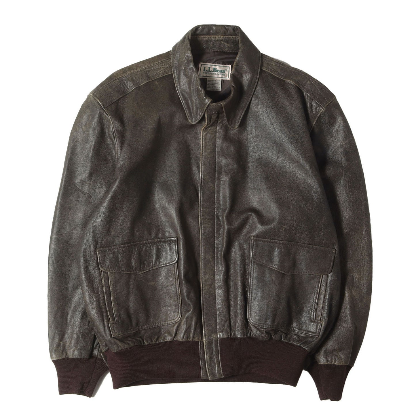 90s A-2 ゴートスキンレザー フライトジャケット USA製