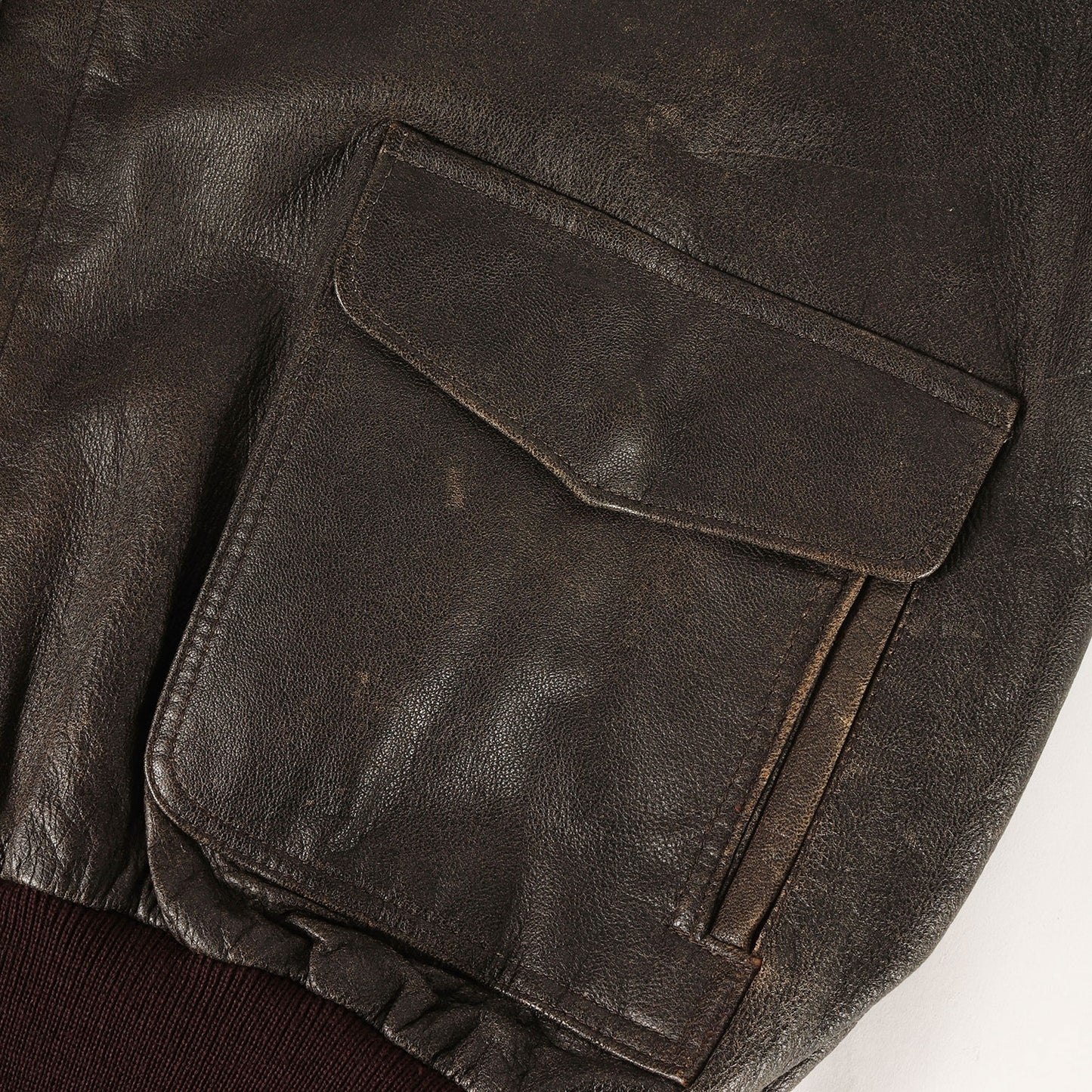 90s A-2 ゴートスキンレザー フライトジャケット USA製