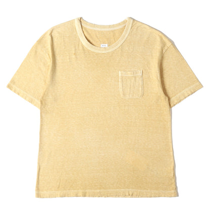21AW ムラ染め加工 ジャンボ ポケット Tシャツ(JUMBO TEE S/S UNEVEN DYE)
