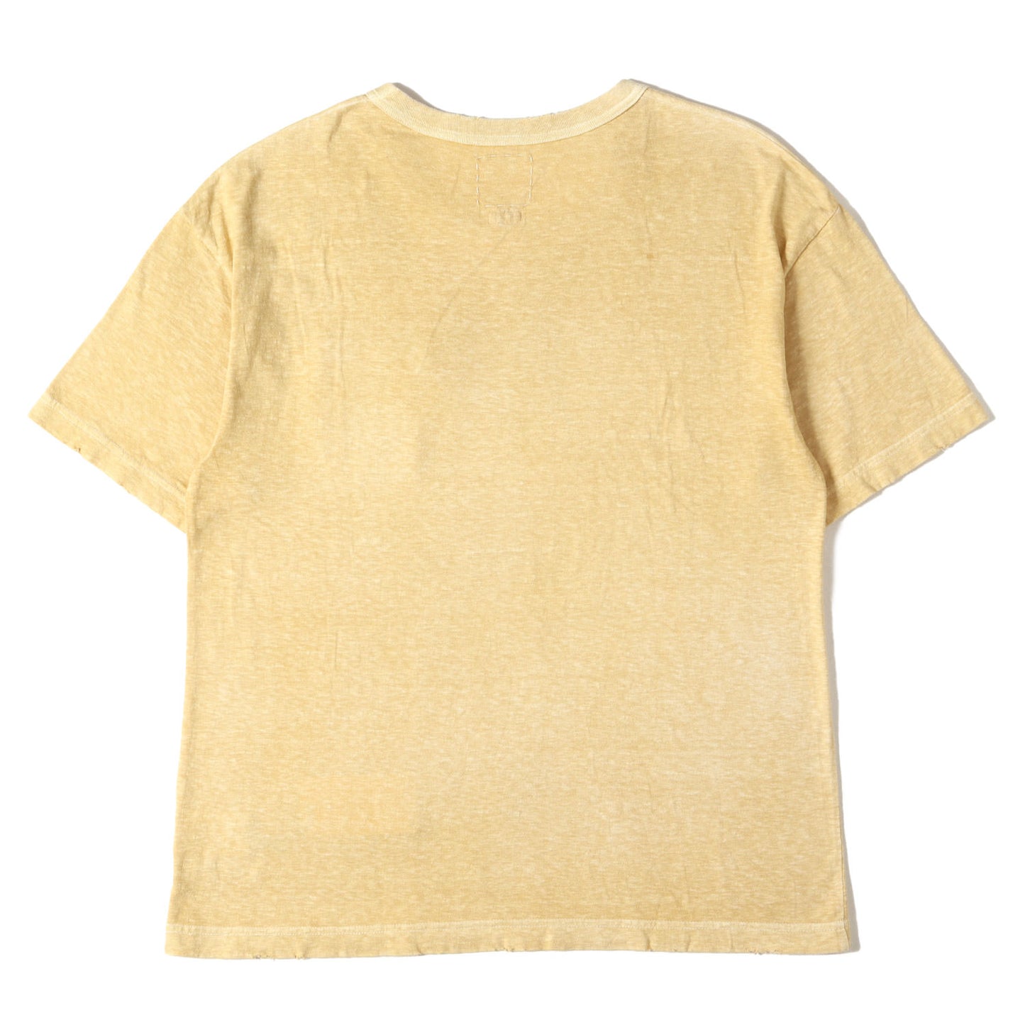 21AW ムラ染め加工 ジャンボ ポケット Tシャツ(JUMBO TEE S/S UNEVEN DYE)