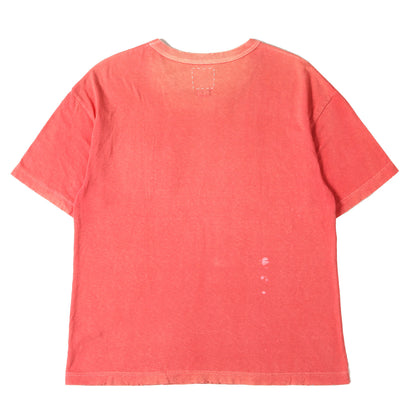 21AW ムラ染め加工 ジャンボ ポケット Tシャツ(JUMBO TEE S/S UNEVEN DYE)