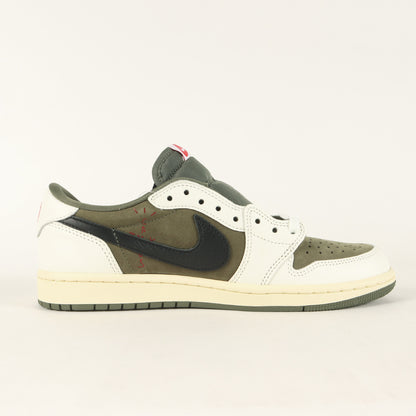 ×Travis Scott AIR JORDAN 1 LOW OG SP REVERSE OLIVE (DM7866-200)