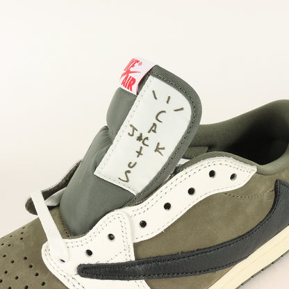 ×Travis Scott AIR JORDAN 1 LOW OG SP REVERSE OLIVE (DM7866-200)