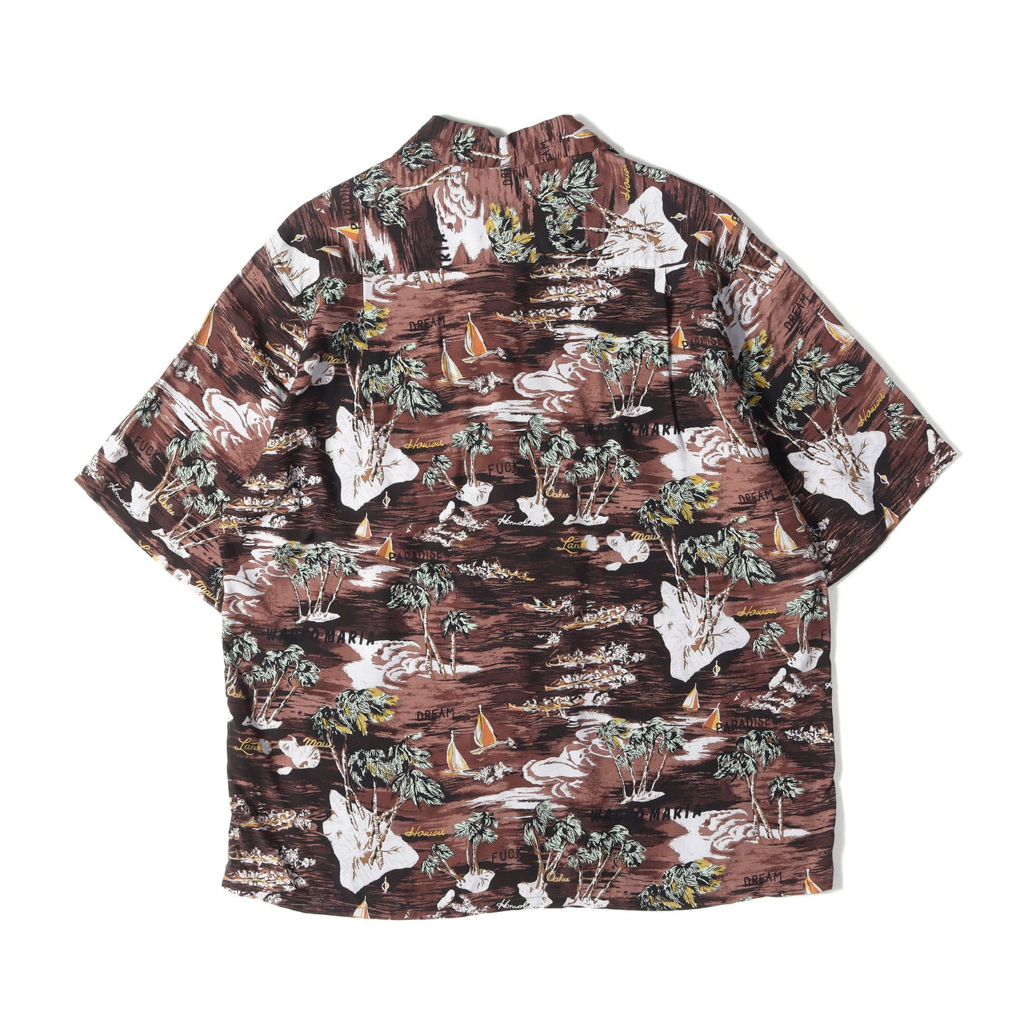 25SS トロピカル柄 レーヨン ハワイアンシャツ / アロハシャツ(HAWAIIAN SHIRT)