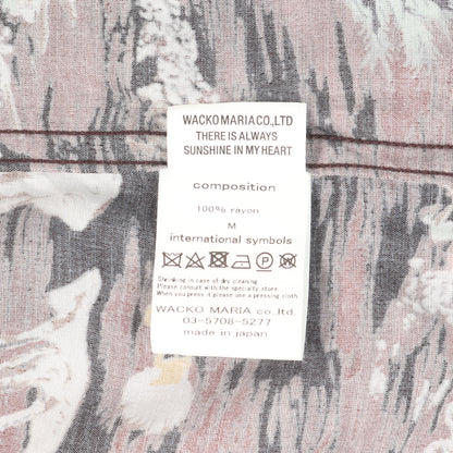 25SS トロピカル柄 レーヨン ハワイアンシャツ / アロハシャツ(HAWAIIAN SHIRT)