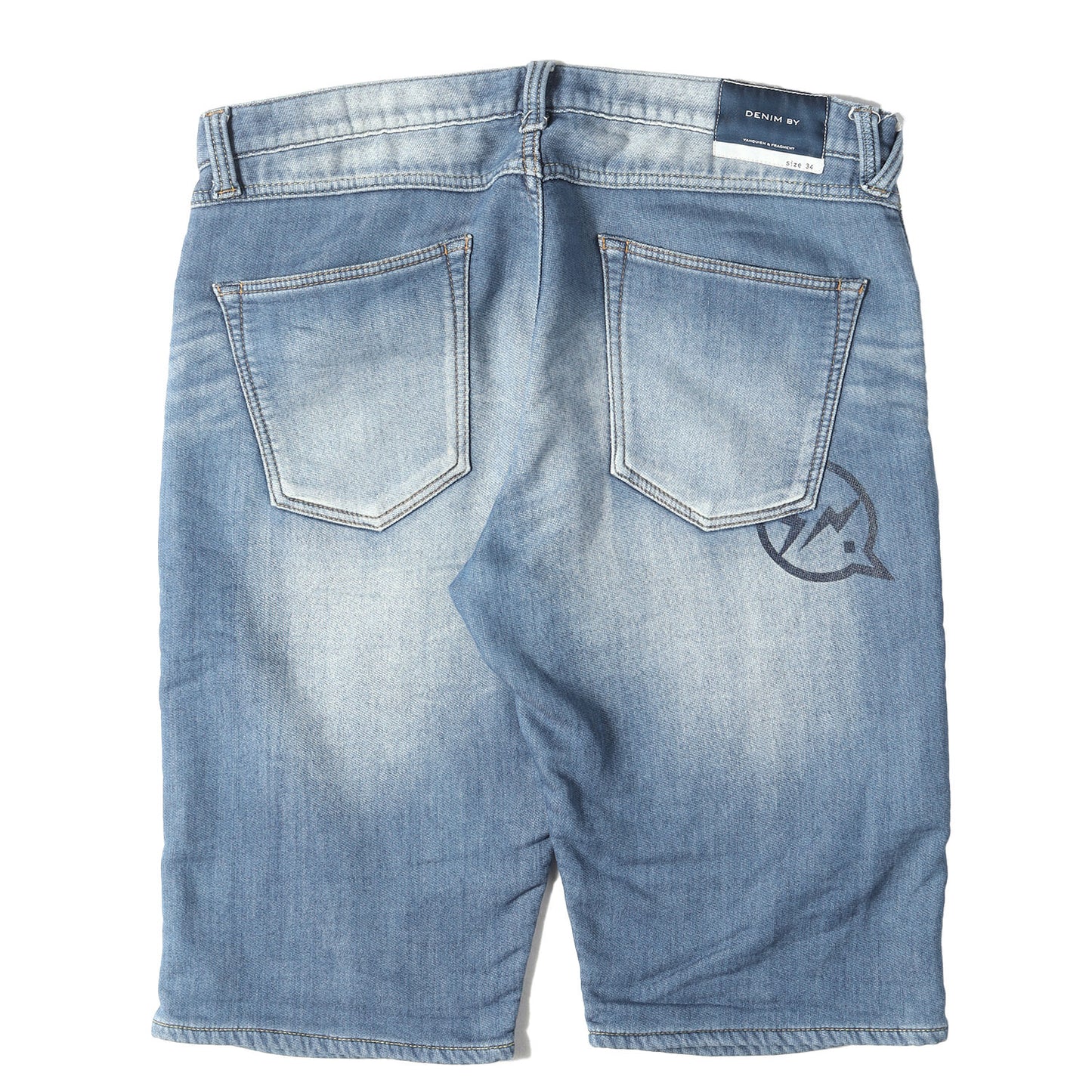 ×fragment design ダメージ加工 デニム スウェットショーツ