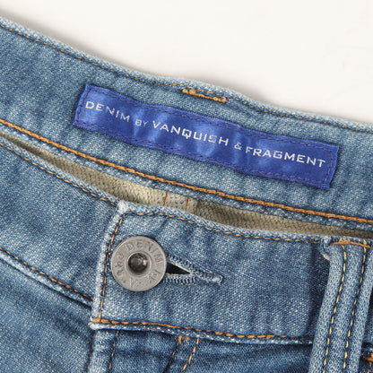 ×fragment design ダメージ加工 デニム スウェットショーツ