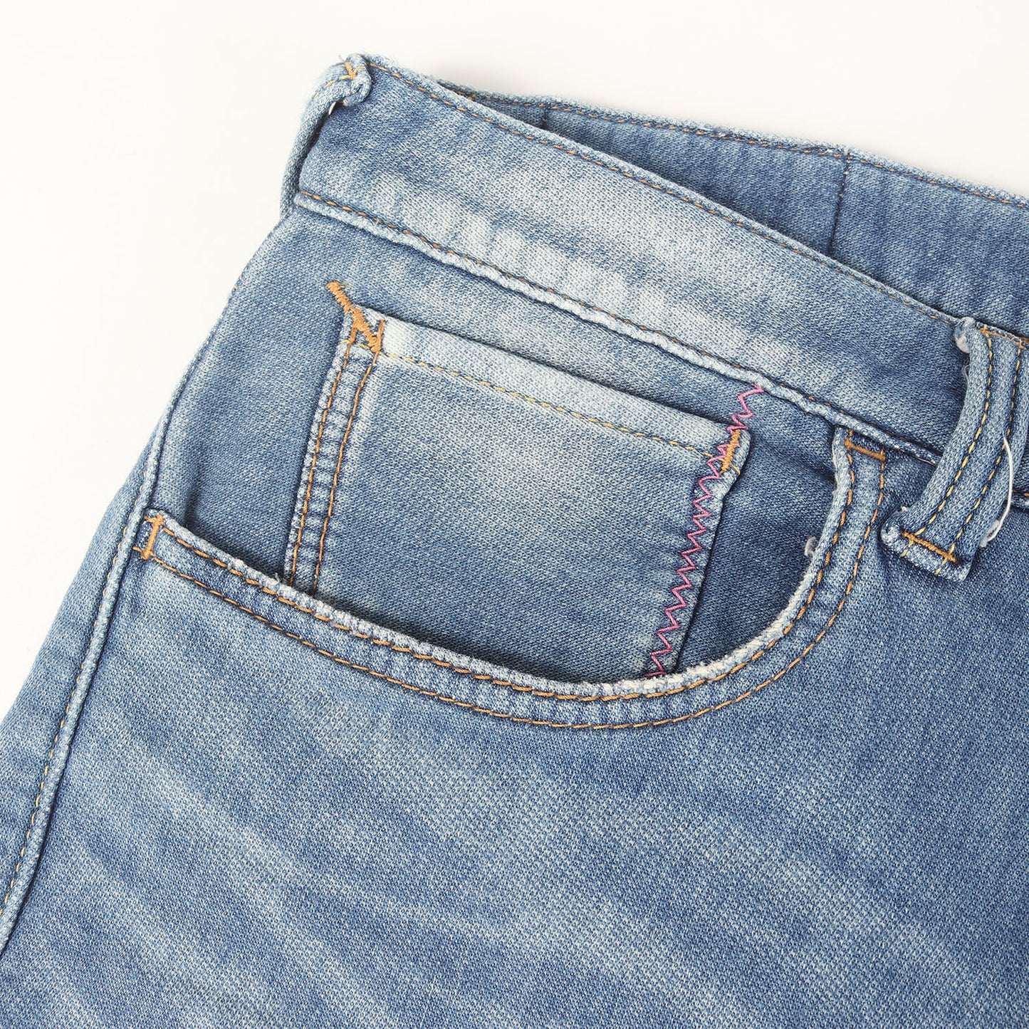 ×fragment design ダメージ加工 デニム スウェットショーツ