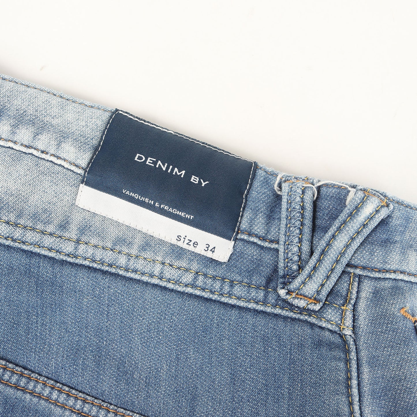 ×fragment design ダメージ加工 デニム スウェットショーツ