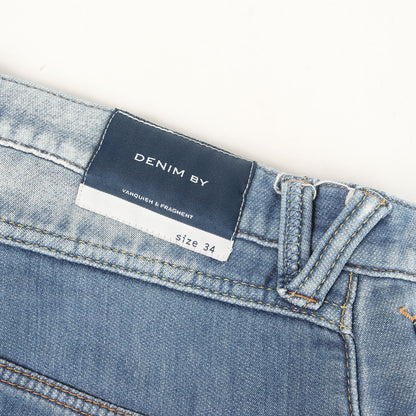 ×fragment design ダメージ加工 デニム スウェットショーツ