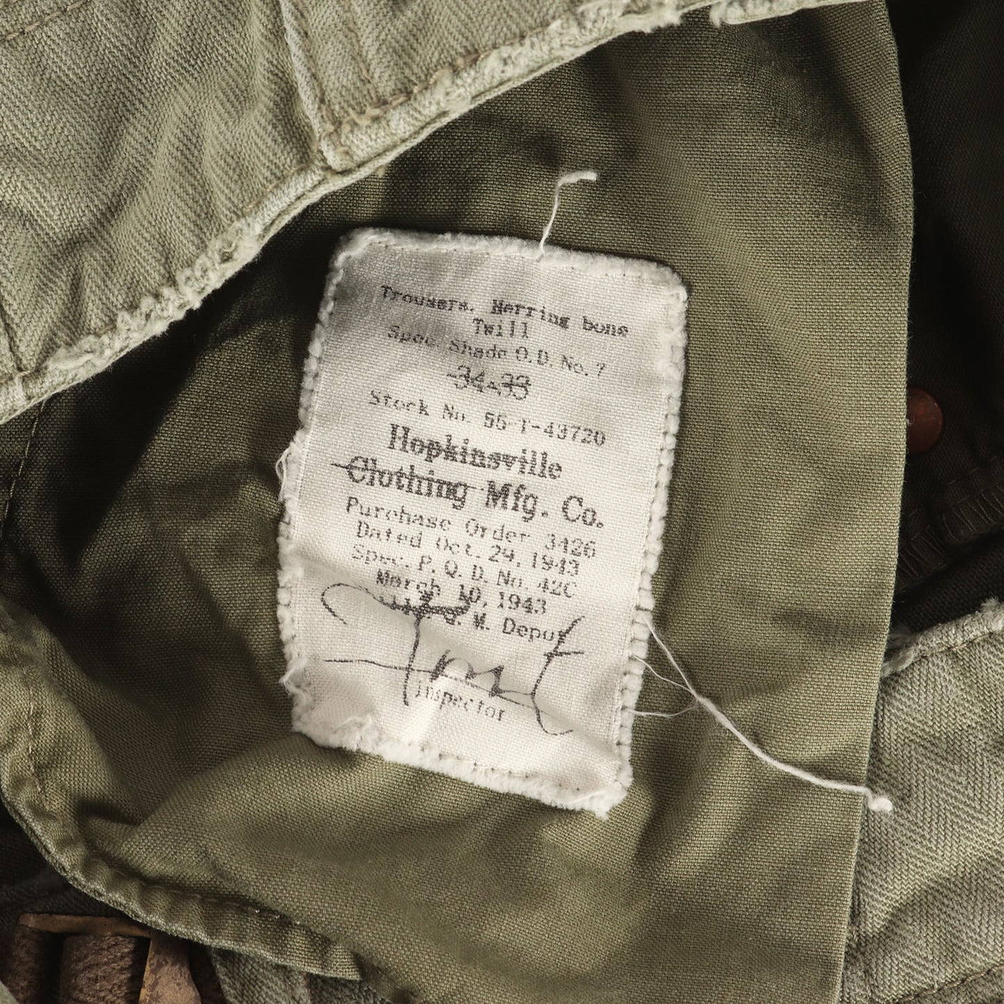 21AW ドリップ加工 ヘリンボーン スリム カーゴパンツ(HERRINGBONE TWILL CARGO TROUSER)