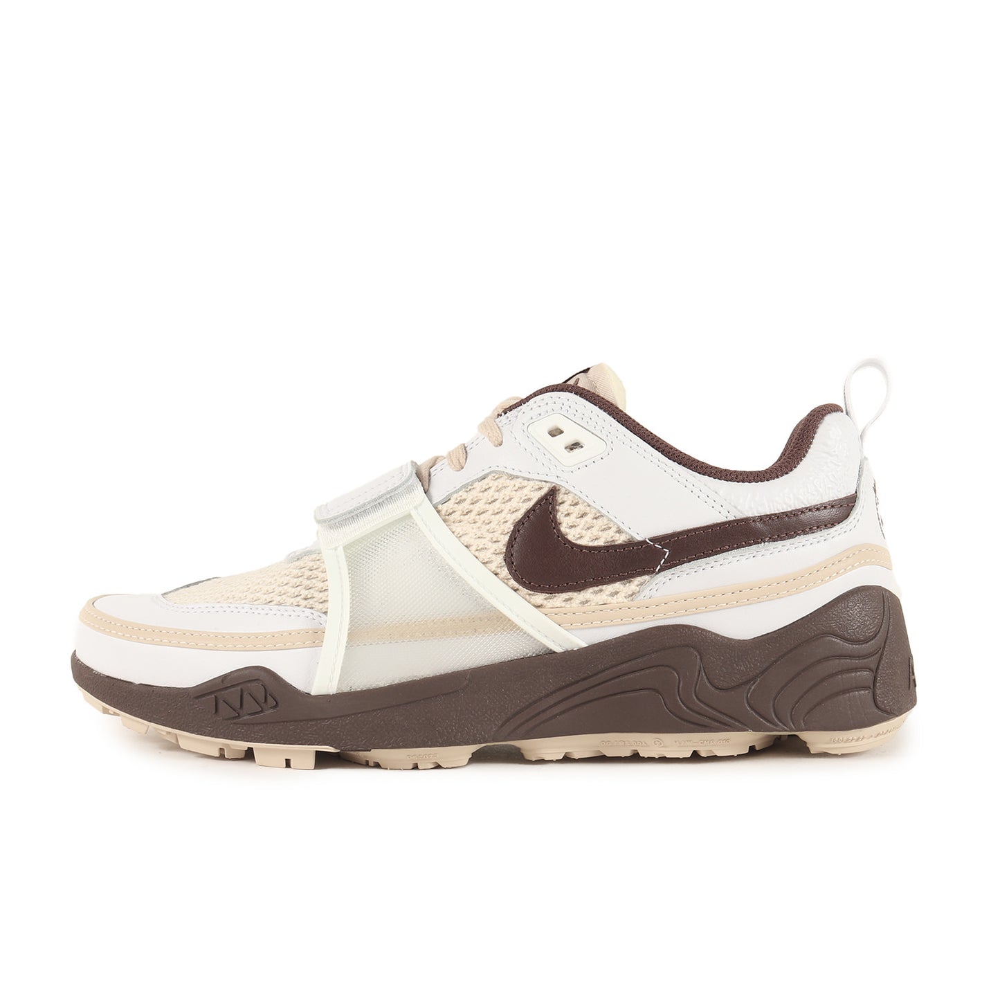 ×Travis Scott ZOOM FIELD JAXX WHITE & LIGHT CHOCOLATE (HQ3073-100)