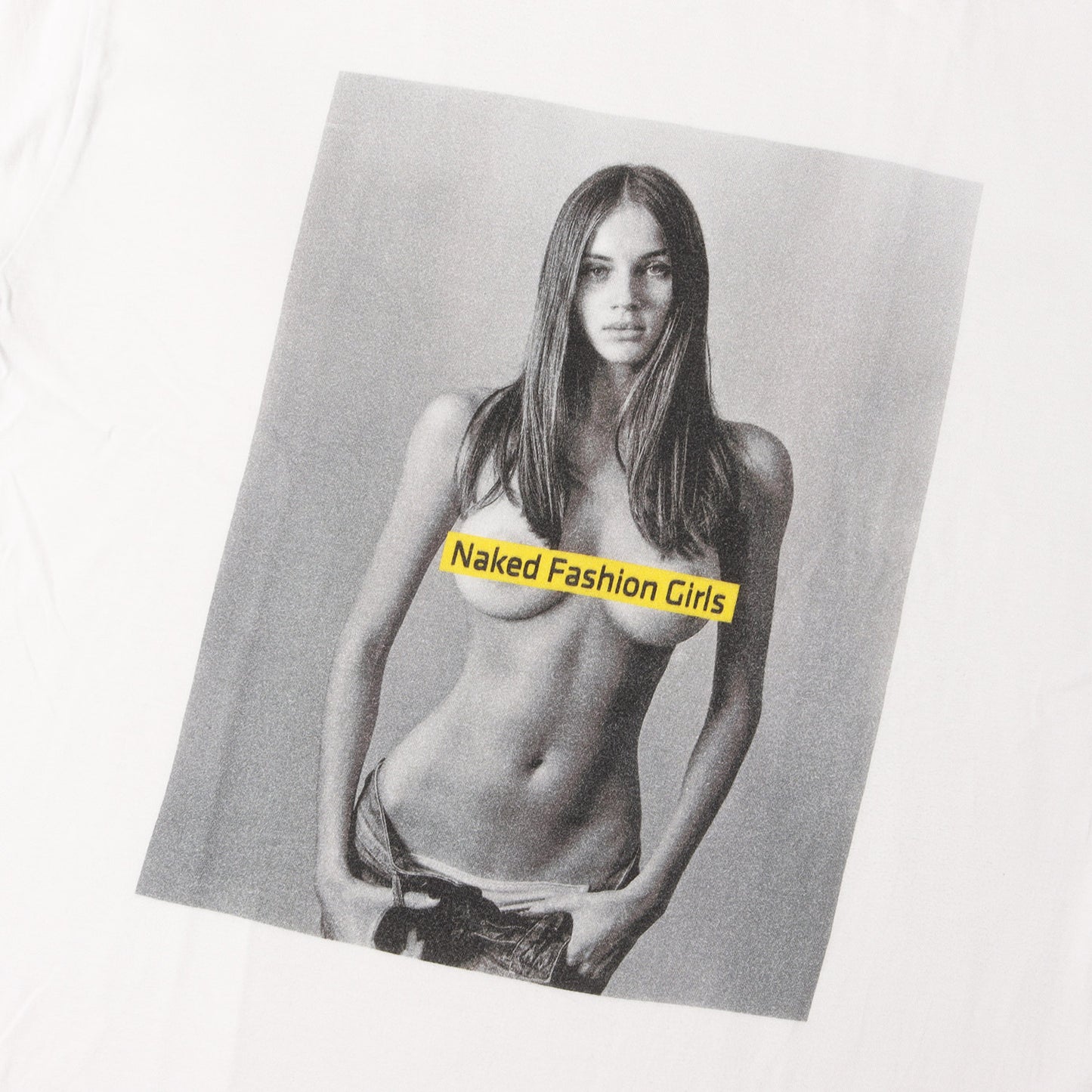 25SS ×Stie-lo ×Mike Dowson ヌードフォト Tシャツ(Naked Fashion Girls T-Shirt)