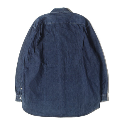 80s OLD STUSSY 黒タグ ワーク デニムシャツ(USA製)