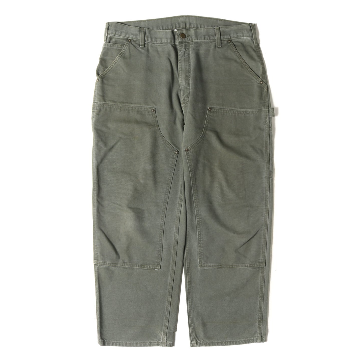 [雰囲気抜群] 00s ダックキャンバス ダブルニー ペインター ワークパンツ メキシコ製