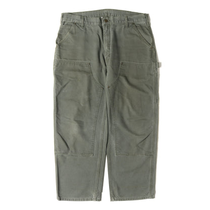 [雰囲気抜群] 00s ダックキャンバス ダブルニー ペインター ワークパンツ メキシコ製