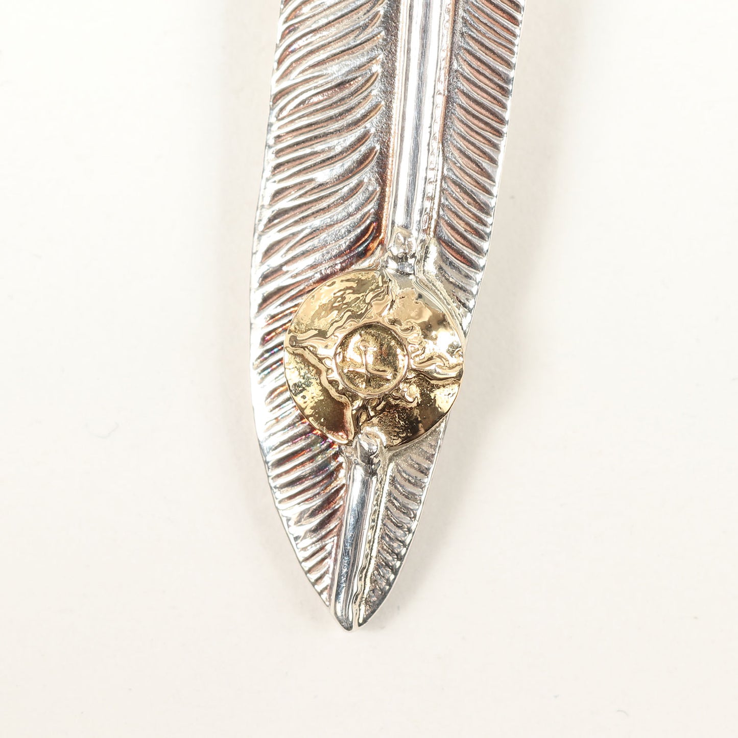 金メタル付き 風切りフェザー(Large Kazekiri Feather with K18 Left)