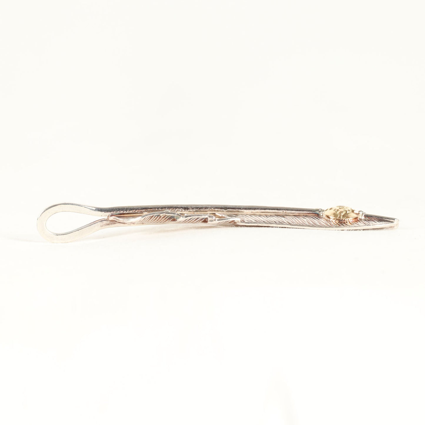 金メタル付き 風切りフェザー(Large Kazekiri Feather with K18 Left)